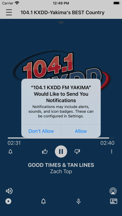 104.1 KXDD FM YAKIMA app screenshot
