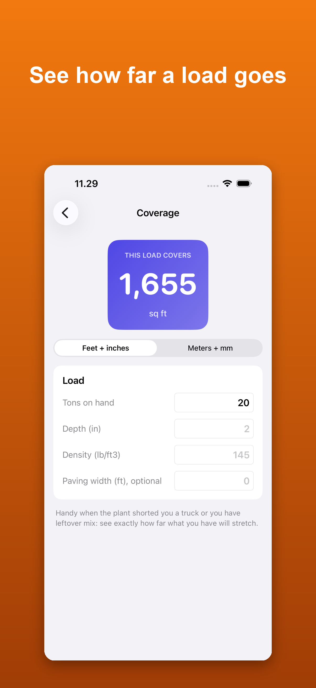 Asphalt Calculator: Tons, Cost screenshot 4