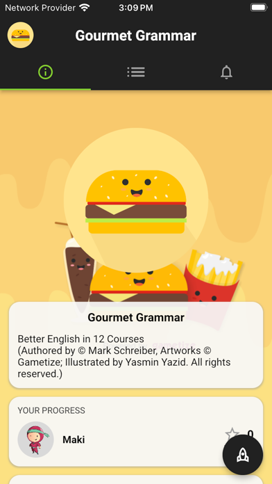 Gourmet Grammar Screenshot