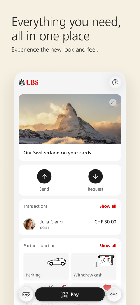 UBS TWINT screenshot 2