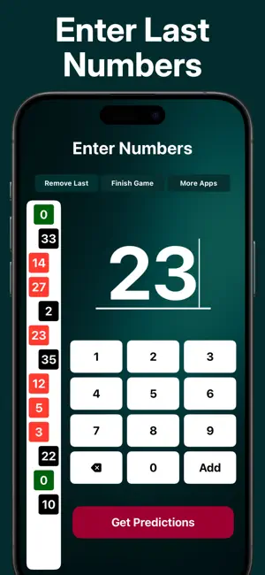 Roulette AI Number Predictor screenshot 2