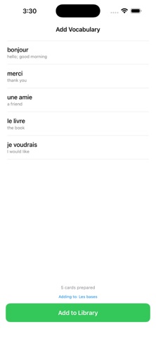 FlashVoca - French Screenshot 4 of 8