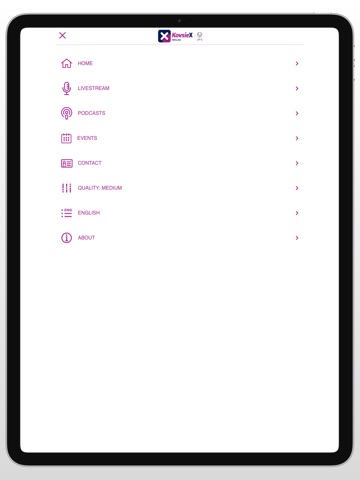 KovsieX iPad screenshot