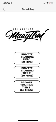 Los Angeles Muay Thai iPhone screenshot
