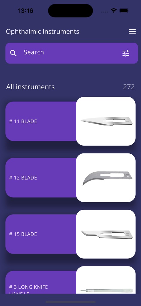 Ophthalmic Instruments - App de Medicina | MWM