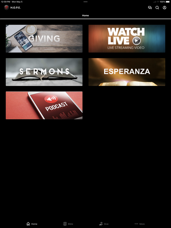 Screenshot #4 pour H.O.P.E. Ministries Church