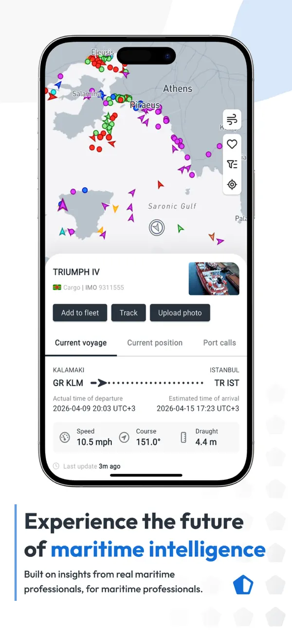 MarineTraffic - Ship Tracking iPhone App Screenshot 6 – Reisen