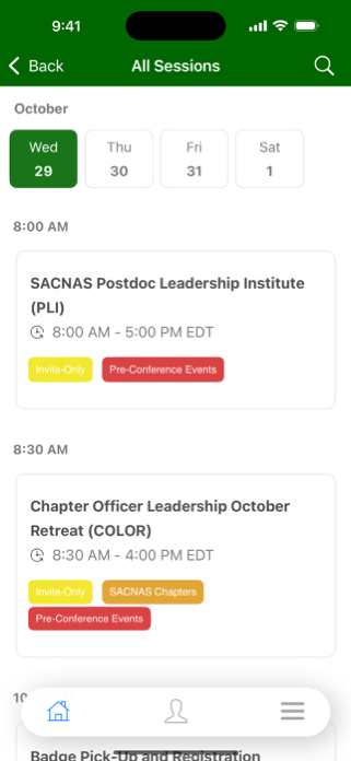 SACNAS Screenshot 2 of 4