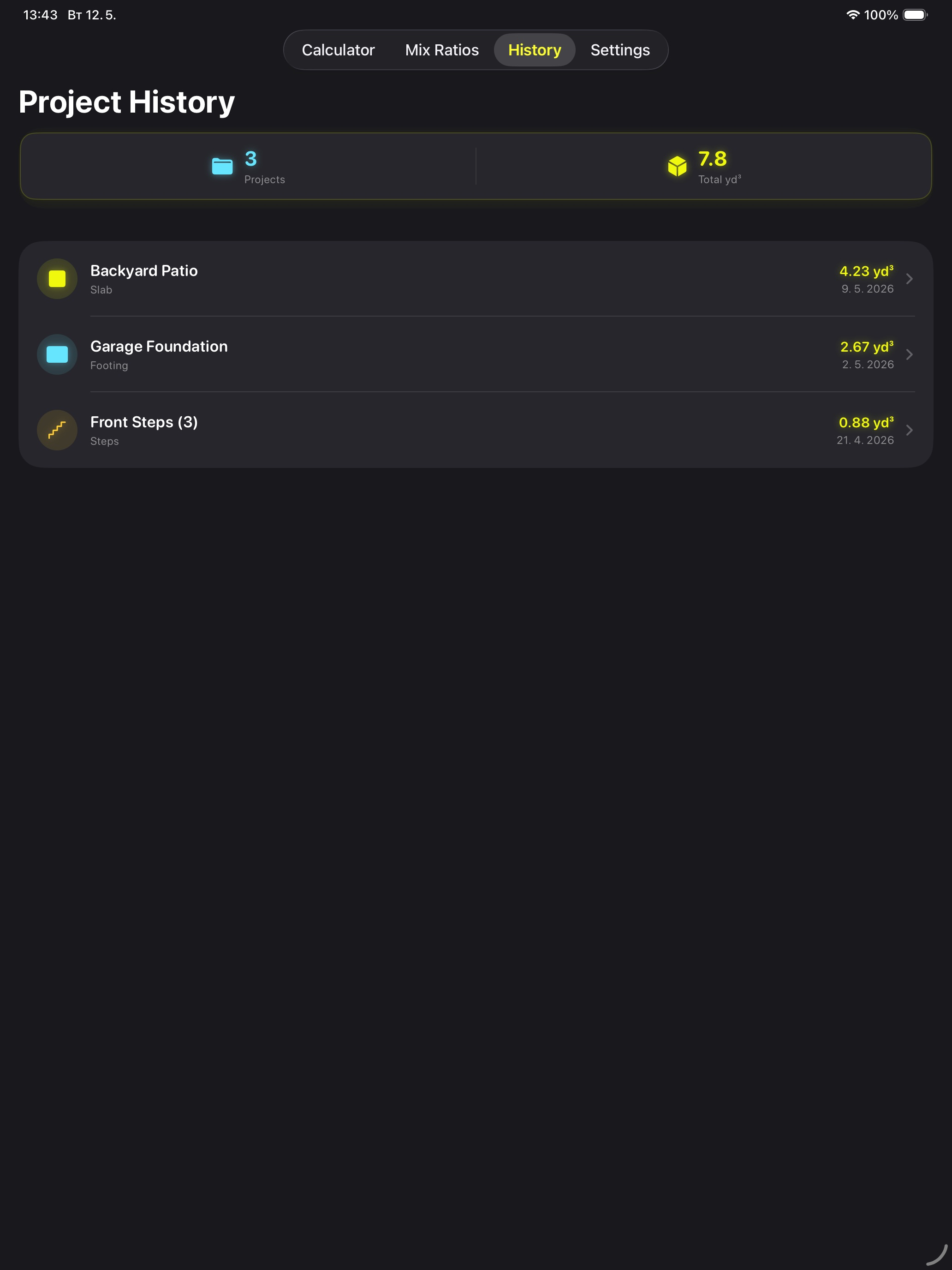 Concrete: Mix Calculator screenshot 9