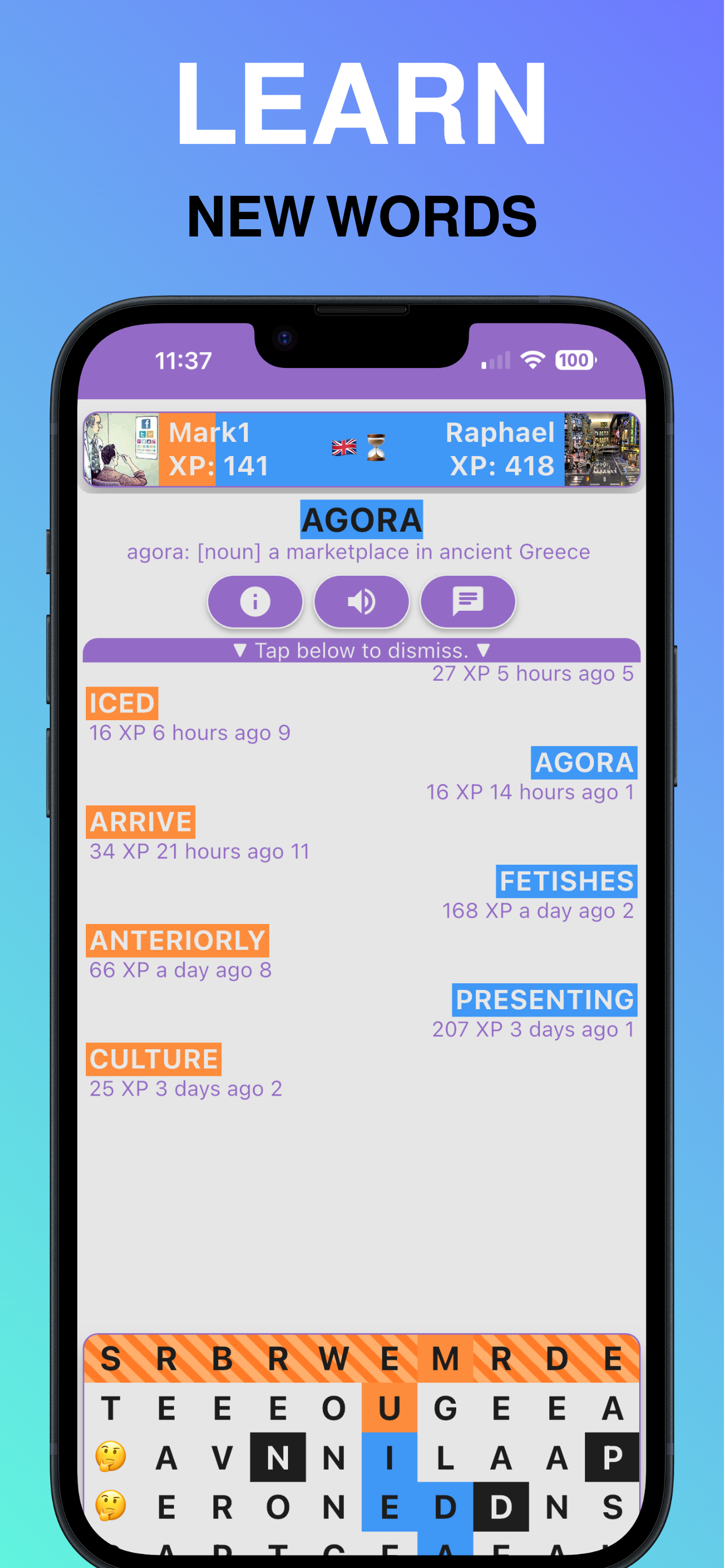 LetterGrid: PvP Word Battle screenshot 7