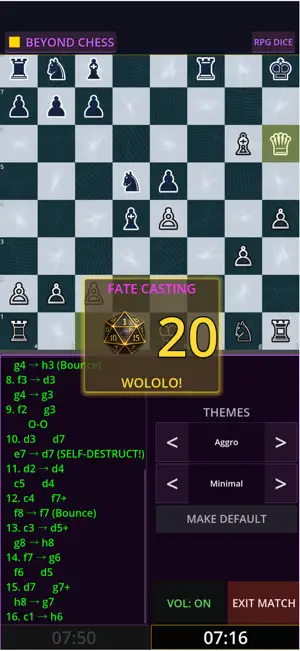 Beyond Chess D20 screenshot 2