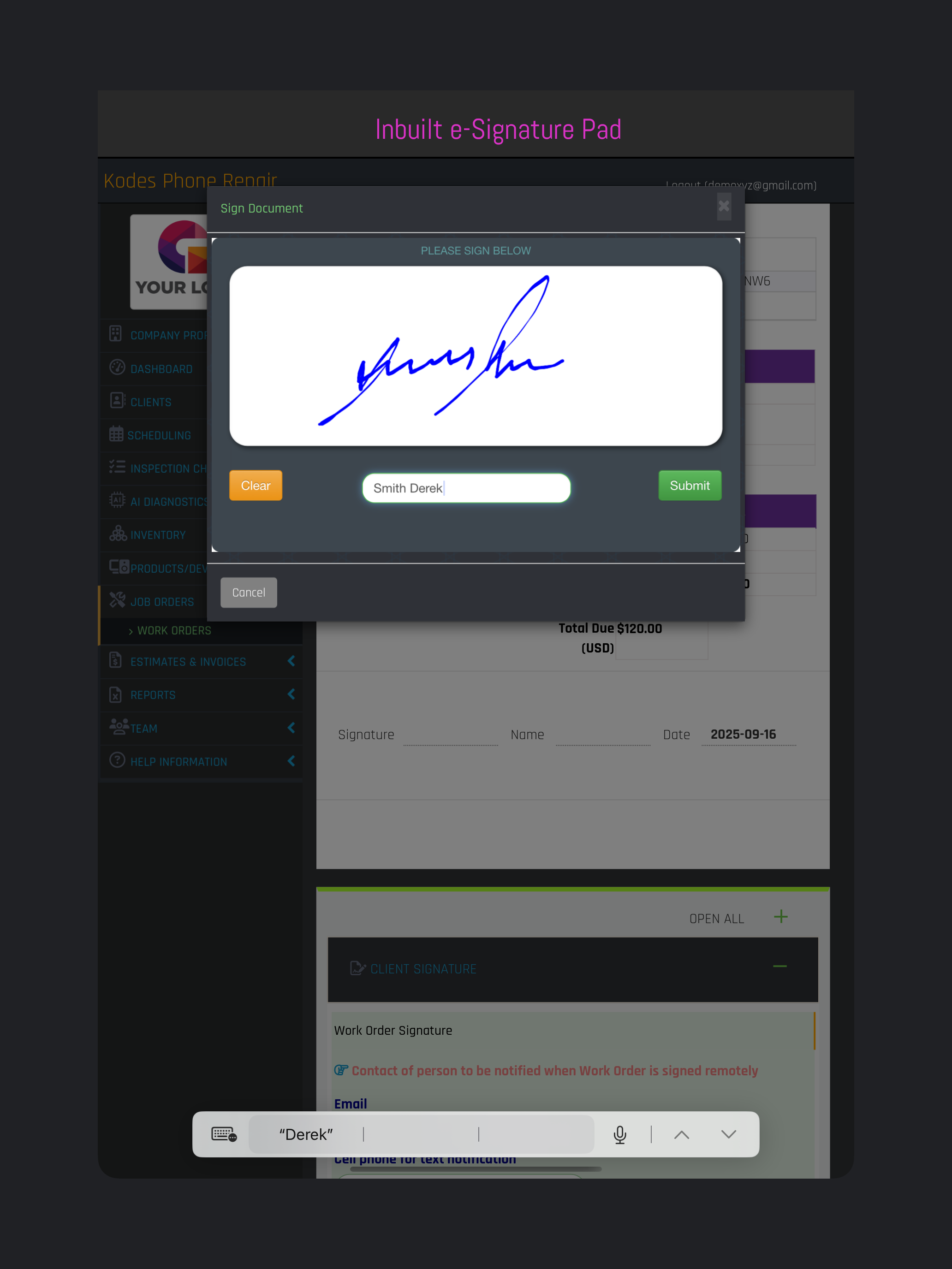 RepairHQ - Repair Software screenshot 10