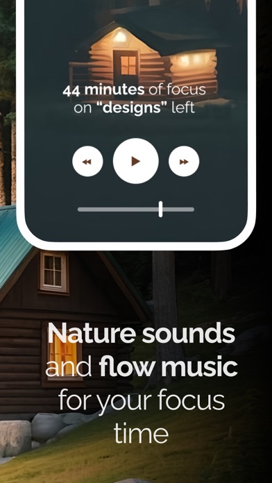 Virtual Cottage: Focus Timer Screenshot