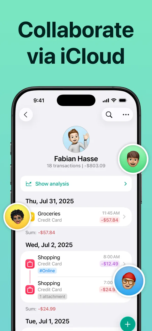 #6. Budget Flow | Expense Tracker (iOS) 由: Fabian Hasse