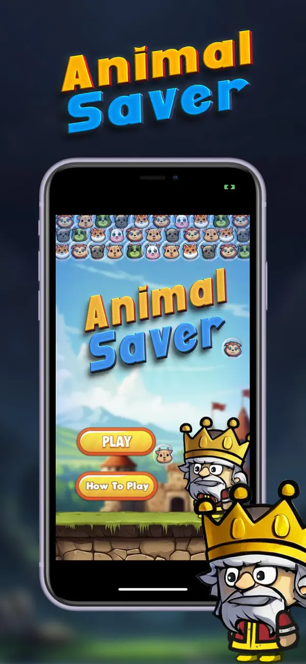 Screenshot #1 pour Animal Saver: Bubble Shooter
