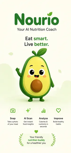 Calorie Tracker - Nourio screenshot 1