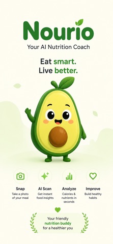 Calorie Tracker - Nourio Screenshot 1 of 4