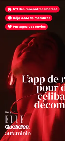 Capture d'écran de NousLib: Rencontre & Tchat sur iPhone 1