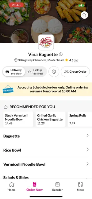 Vina Baguette screenshot 2