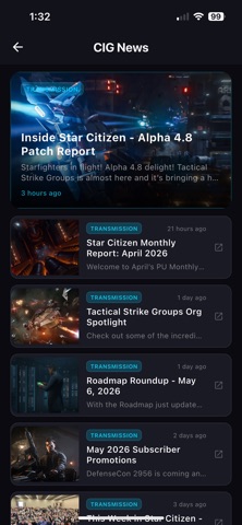 SC Ship Database screenshot