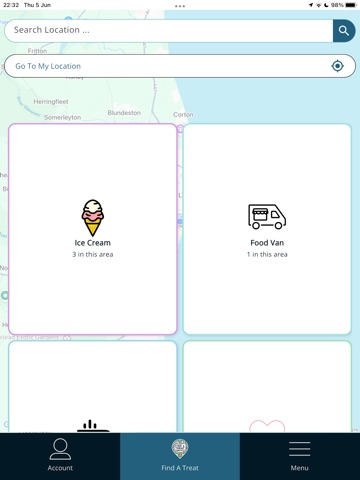 Find A Treat: Live Treat Map iPad screenshot 1