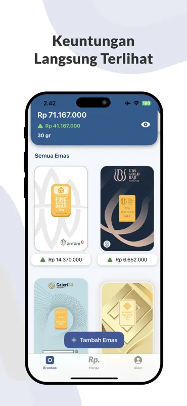 Brankas Emas - Hitung Otomatis screenshot 6 of 9