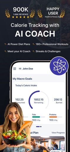 MyFitnessCoach Calorie Counter screenshot