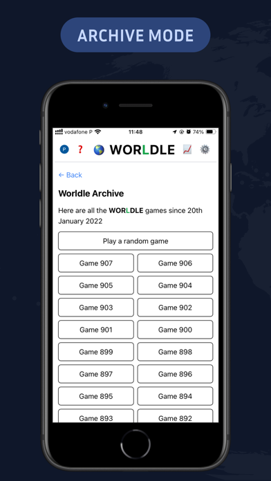 Worldle - Guess The Country! Screenshot