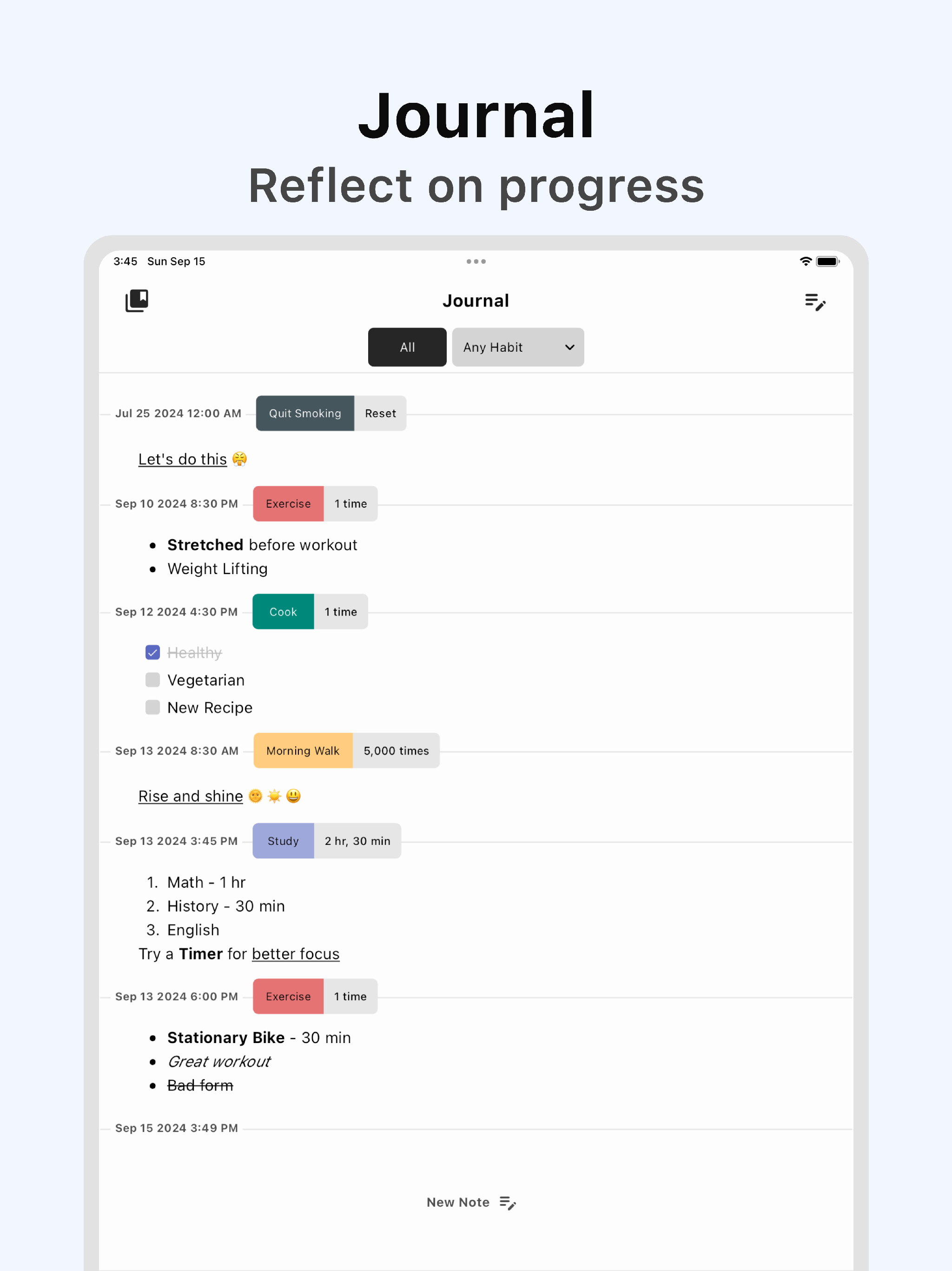 HelloHabit - Daily Planner