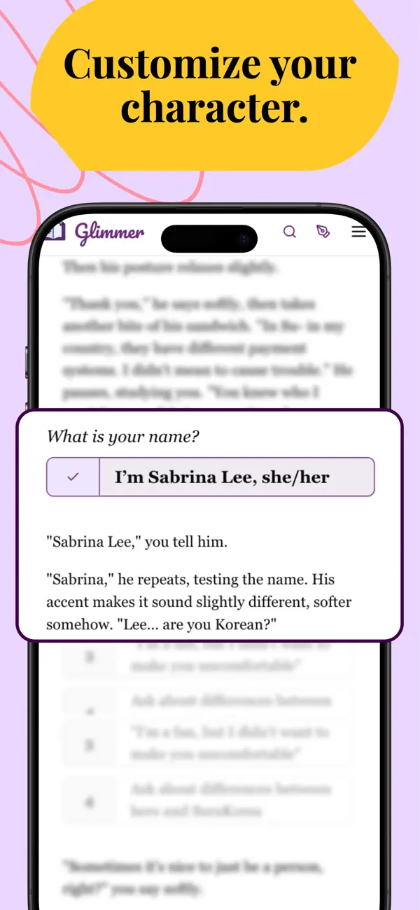 #2. Glimmer: Interactive Fanfics (iOS) By: Glimmer Fics