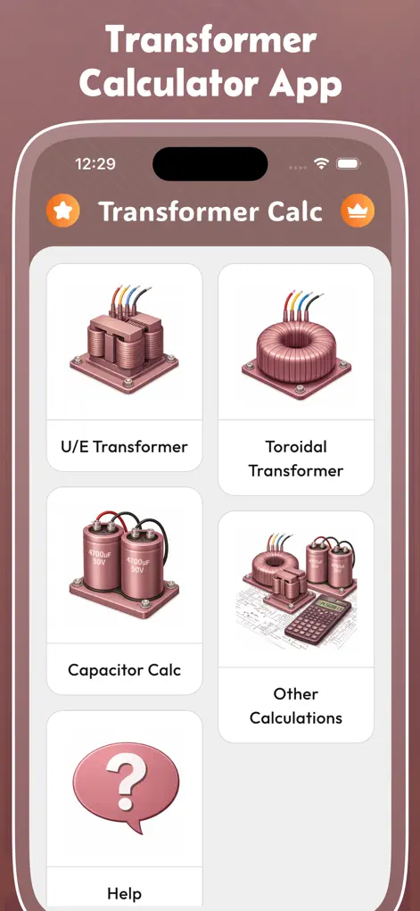 Transformer Calculator Pro - Utilities App | MWM