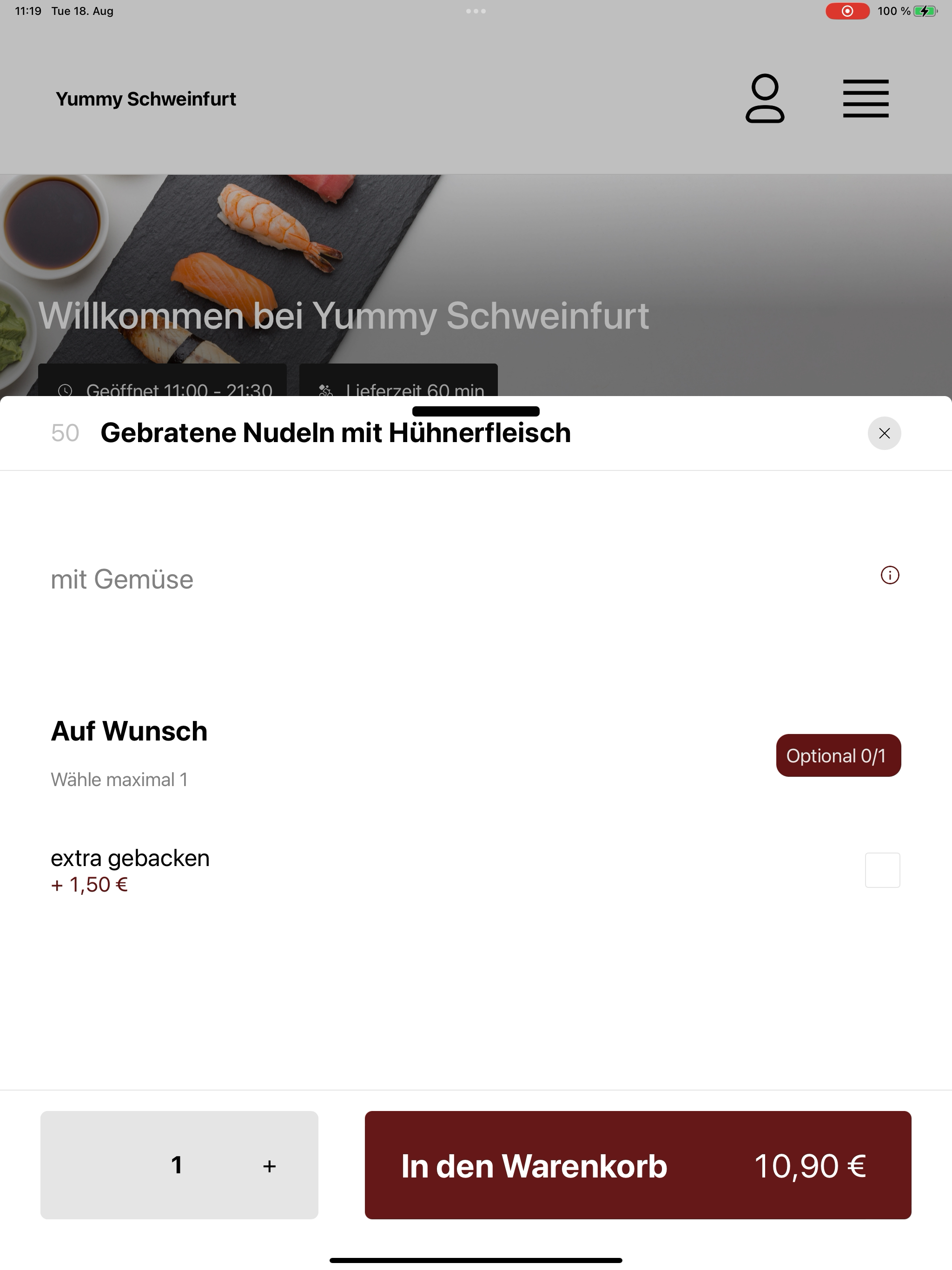 Yummy Schweinfurt screenshot 15