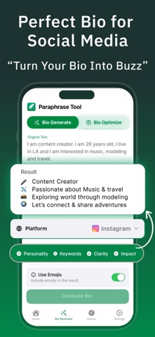 Rewritify: Rephrased Text Tool iPhone screenshot