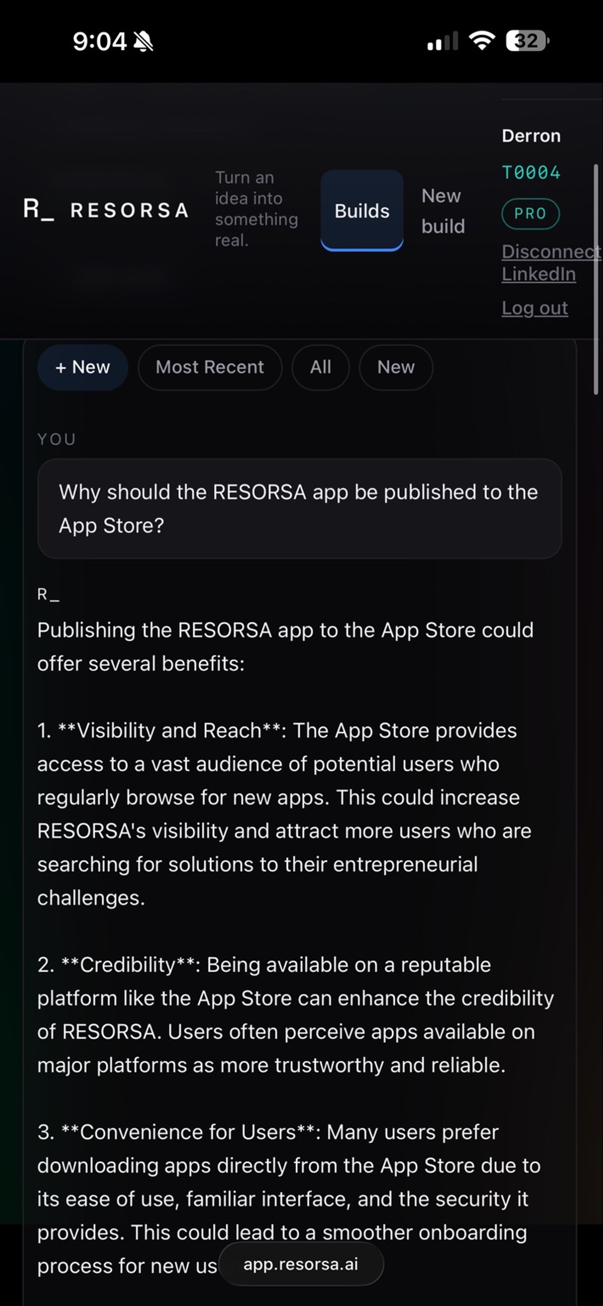 Screenshot 1 of Resorsa
