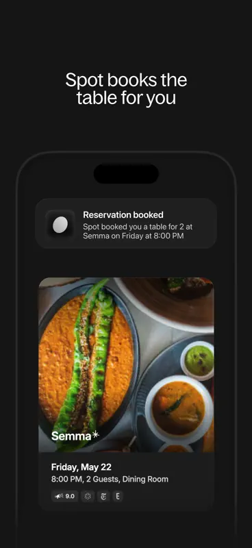 Spot: Get the table screenshot 3 of 5