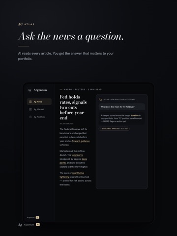 Argentum Ai iPad screenshot