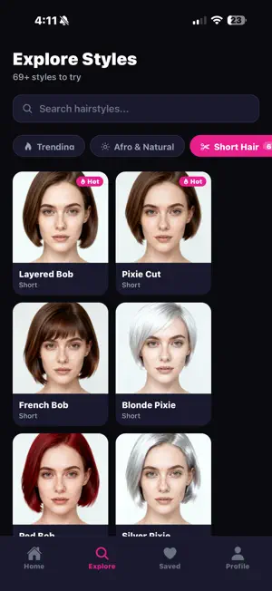 Crinis - Hair Style Changer screenshot 2