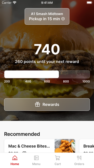 A1 Smash Midtown iPhone screenshot 1 - Food & Drink app