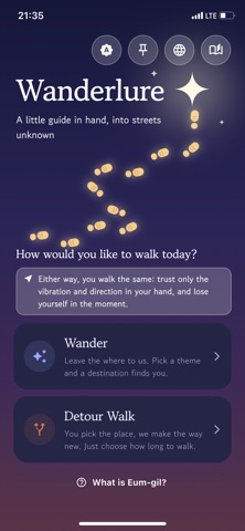 Wanderlure: Walk the Unknown screenshot 1