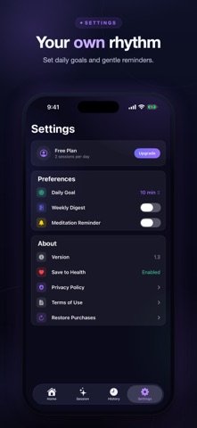 PulseCalm: HRV Breathing Screenshot 6 of 6