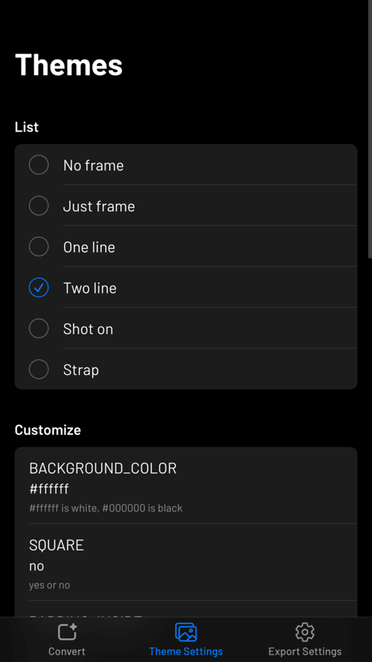 #3. EXIF Frame (iOS) 由: JEONGHYEON KIM