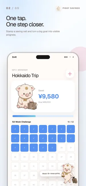 Piggy Challenge-Save Daily screenshot 2