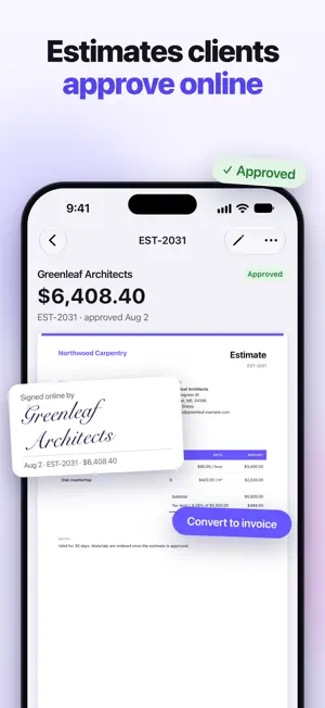 Invoice Maker Invoxa screenshot 3