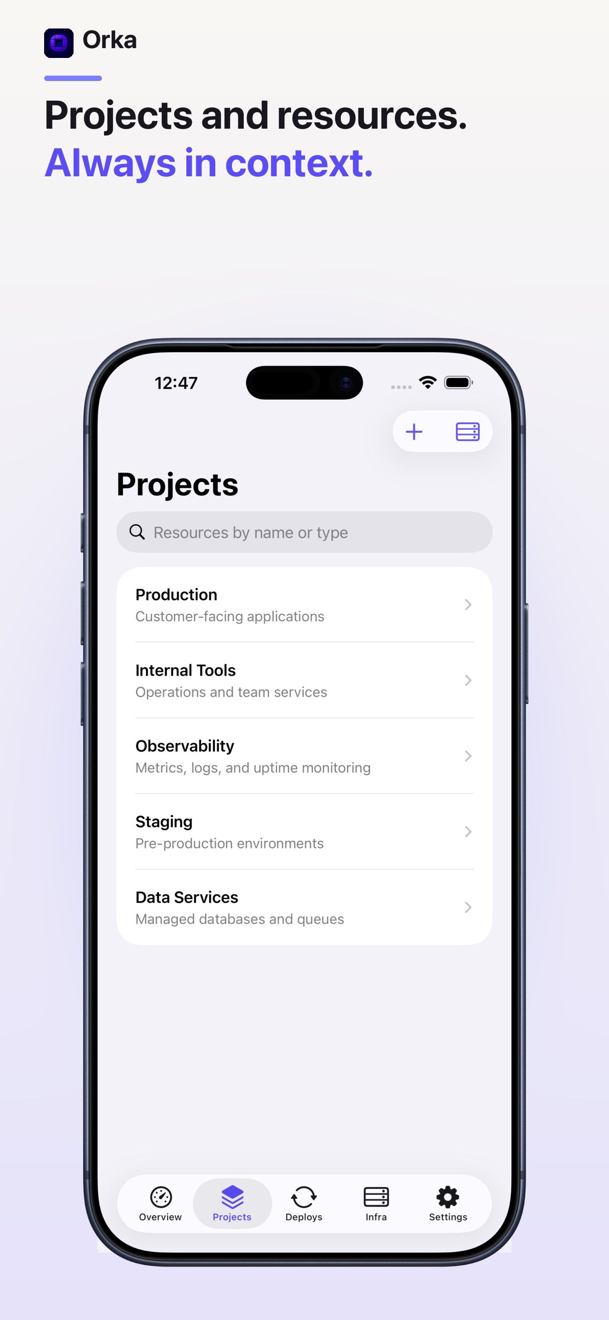 Screenshot 2 of Orka - Coolify Client