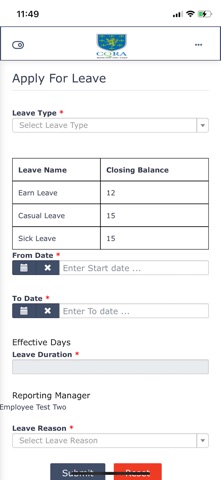 ATMS CQRA screenshot
