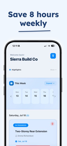 TradeStash: Job Management App screenshot