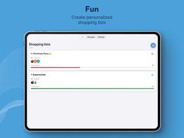 Runout - Shopping List iPad screenshot