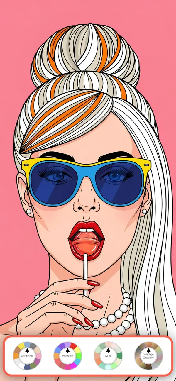 Screenshot #1 pour Adult Color By Number