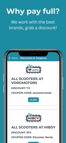 EBike App - EScooterNerds Screenshot 7 of 8
