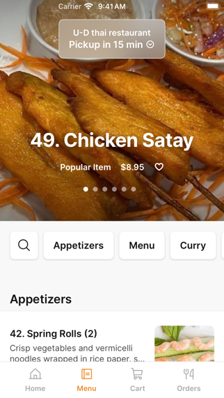 U-D Thai Restaurant app screenshot 2
